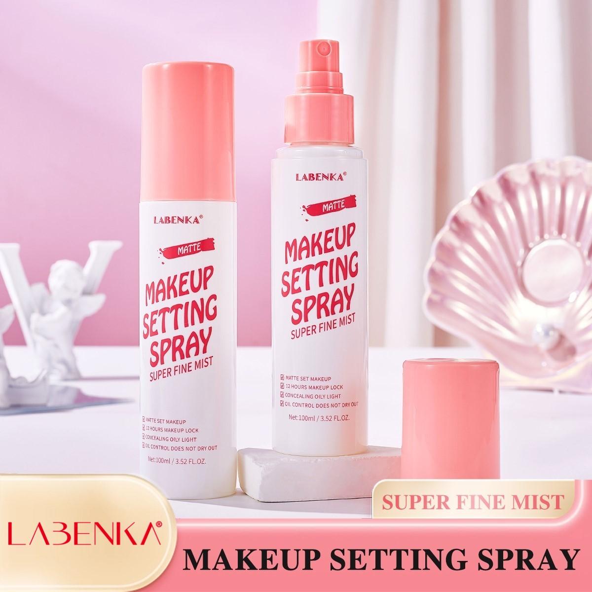 LABENKA | BPOM | Makeup Setting Spray Matte Finish Super Fine Mist 100ml - Fix Makeup Tahan Lama LBK-F03