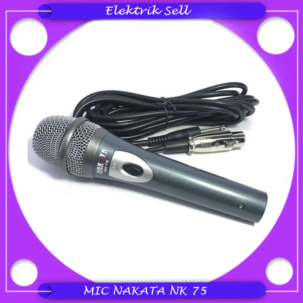 mic kabel nakata 75  terlaris suara empuk