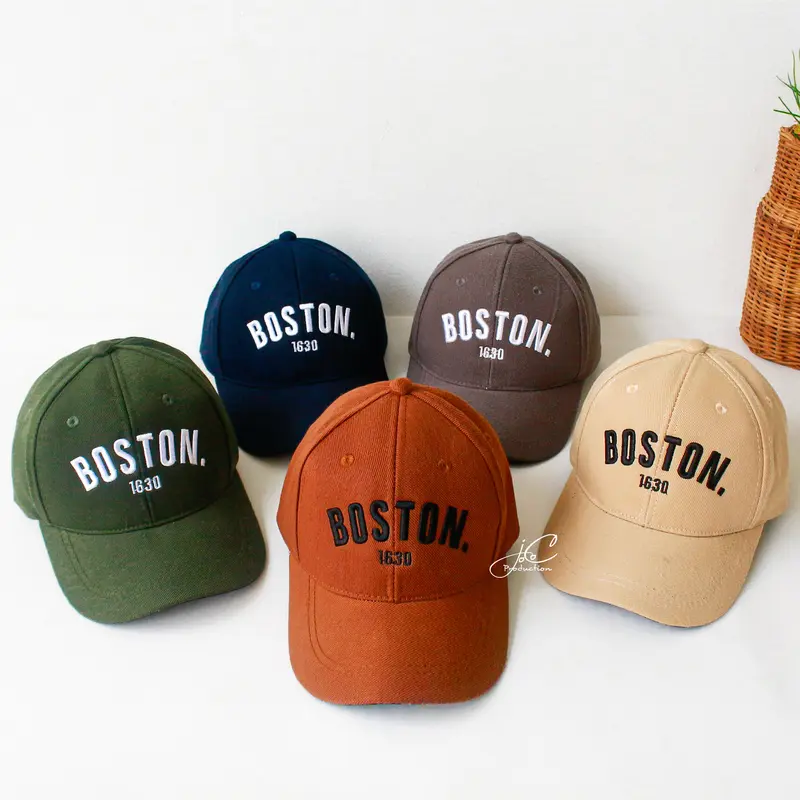 Jocoproduction - Topi Fashion Anak Unisex Laki Laki Perempuan Topi BASEBALL Anak Cewek Cowok Premium 2 tahun – 7 tahun Bordir BOSTON Denim 1