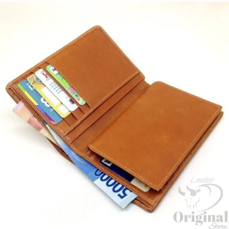 Dompet Kulit Pria 100% ORIGINAL Kulit Asli Model 3/4 7