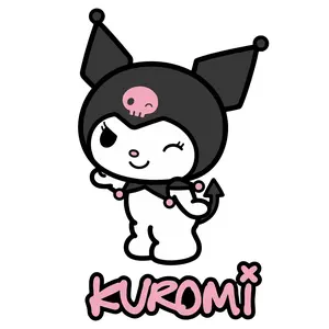 SABLON SETRIKA SABLON DTF PRINTING TEMA KUROMI