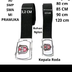 Gesper sabuk anak anak sekolah sd smp sma mi pramuka