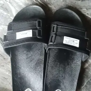 GSK- Sandal slop ori Sol Hitam Bahan Pvc Size 36-43 Ringan - Sandal Pria Dan Wanita Dewasa - sandal selop branded -selop cowok keren