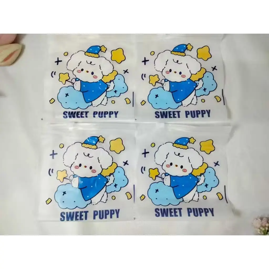 Tempat Makeup/ Pouch Mini/ Pouch Mini Zipper Bag Motif Tas Ziplock Setbaguna Plastik Anti Air uKURAN 13,5 X 13,5 - 3934