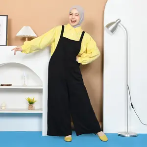 Mybamus Albani Loose Overall Jumpsuit Wanita Muslimah Dewasa Hijab Oversize