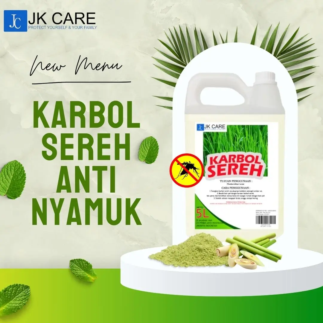 [COD] Sabun Pembersih Lantai Anti Bakteri Karbol Sereh 5 Liter Cleaning