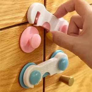 Pengaman Laci Lemari Safe Lock Pengait Pintu Penahan Kulkas Pengunci Furniture Pelindung Bayi Baby Safety Lock