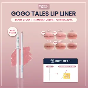 [READY ORI] Gogo Tales Lip Liner Gogo Tales Velvet Fog Lip Liner Pensil Garis Bibir Tahan Lama GT531
