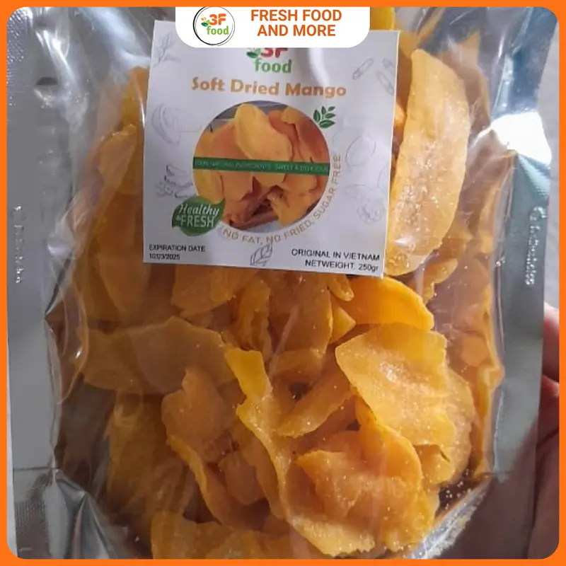 [Hadiah] Mansian Mangga Kering, Mangga Madu, Manisan Buah Mangga, Dried Mango 100gr 3F Food Snack Makanan 3