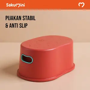 Sakumini Step Stool Toilet Bangku Pijakan Kaki Anak Anti Slip