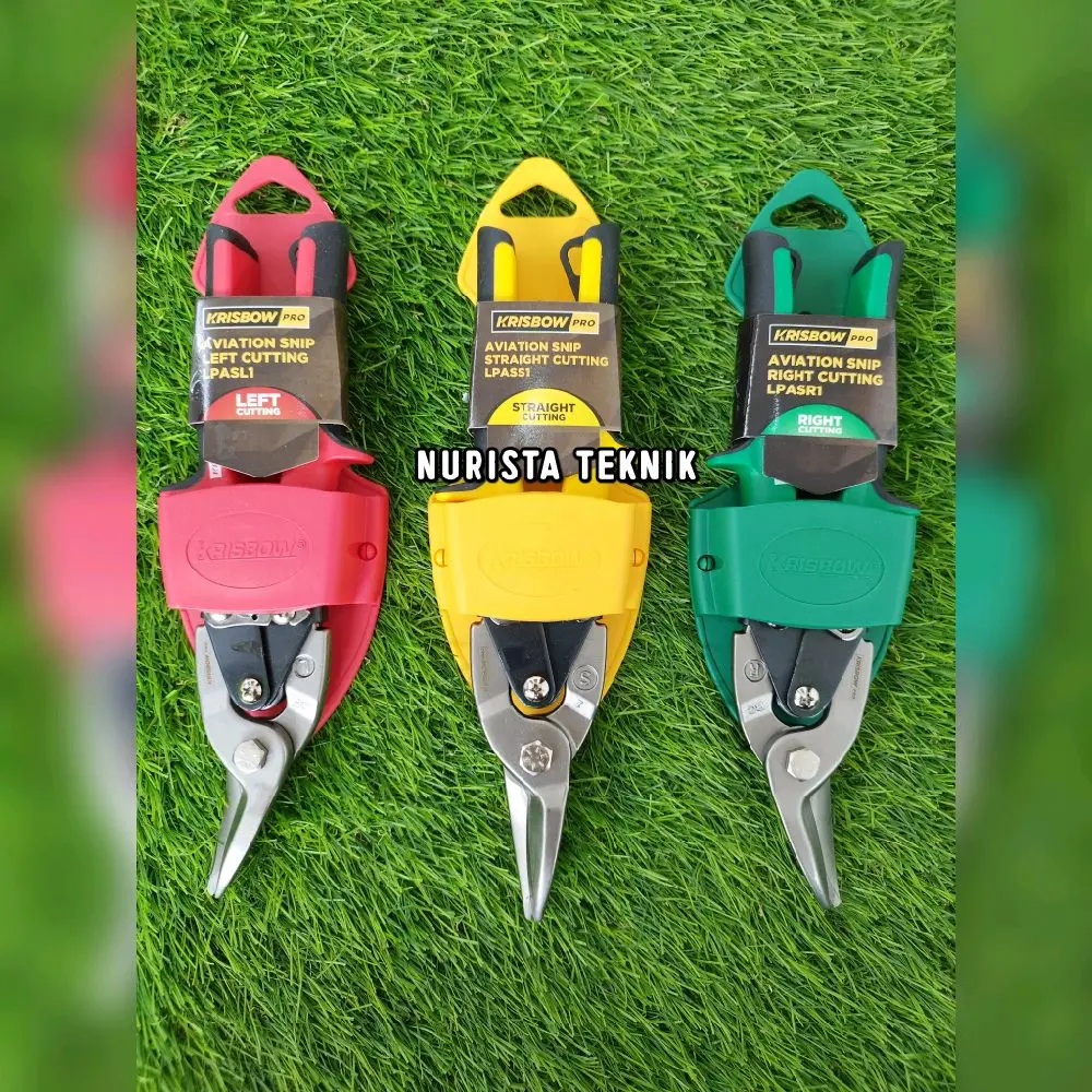 KRISBOW GUNTING SENG/BAJA RINGAN MERAH (KIRI) / KUNING (LURUS) / HIJAU (KANAN)