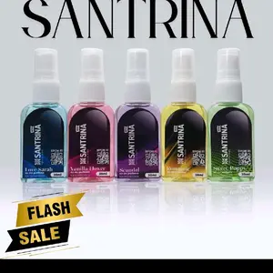 Parfum SANTRINA Beli 1 Dapat 5 Botol Bodymist  Parfum Pria Dan Wanita Wangi Tahan lama Murah