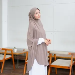 BERGO INSTAN NIQAB DAGU XXL/KHIMAR DAGU XXL BAHAN JERSEY JUMBO PART 1