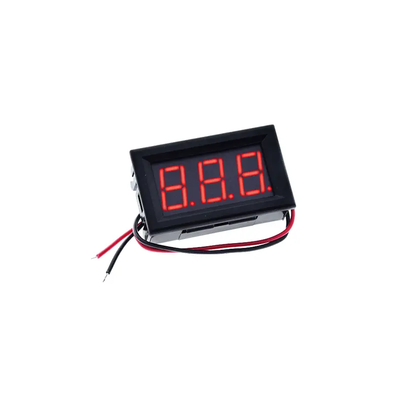 EELIC VMD-DC4.5VS30V Voltmeter digital led dc 4.5-30v voltmeter 0.56 inch 2 kabel alat ukur tegangan digital terdapat 3 pilihan warna led digital yaitu merah,biru,hijau 0