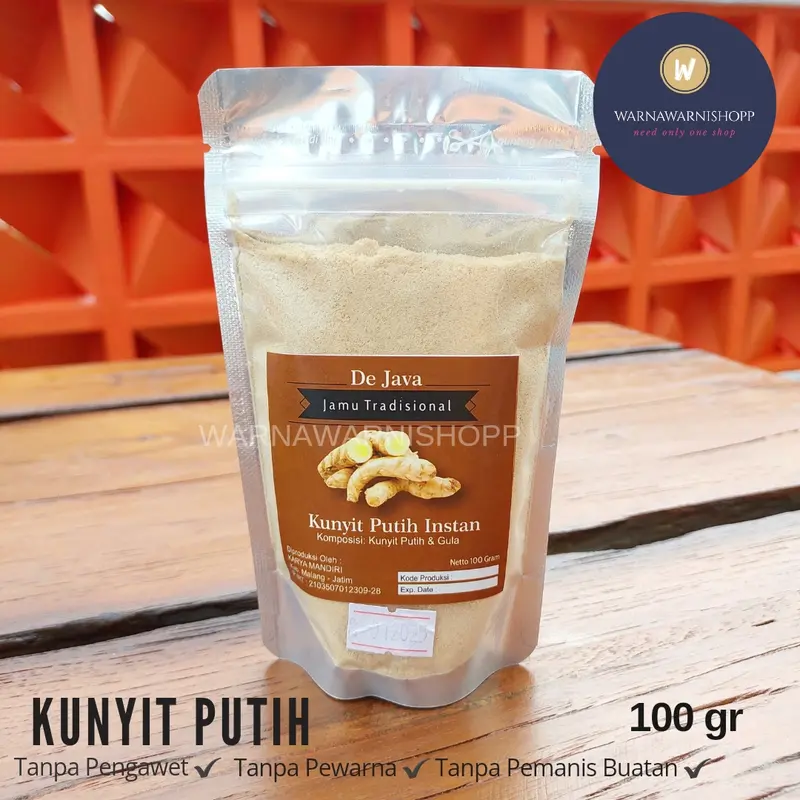 Minuman Sari Jahe Merah Instan Beras Kencur Temulawak Kunyit Asam Sinom Kunci Sirih Kunyit Putih 100 gr Organik Air 7
