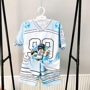 wenwenacc Setelan Jersey anak Roblox set bola anak Premium
