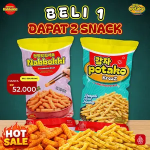 [ Beli 1 Gratis 1 Nabbokki x Potako ] POTAKO KRESS ROAST STEAK RENDANG NABOKKI – TTEOKBOKKI STICK