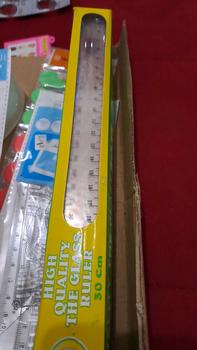 Product Review of Azka Stationery SELUSIN ( 12 PCS ) Penggaris Plastik Mika 30 Cm from s**i 0