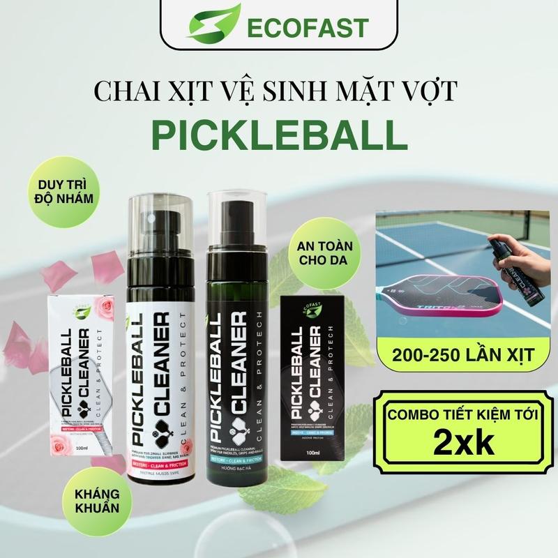 Chai Xịt Vệ Sinh Mặt Vợt Pickleball Ecofast 100ML Chuyên Dụng Vệ Sinh Và Bảo Vệ…