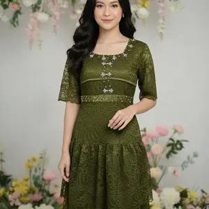 Real Pick Dress Natal Payet Mutiara Wrbsn Oshop Tille Glitter Tuton Seragaman Akhir Tahun 2022 Baju Tile Wanita Pesta Kondangan Casual