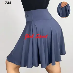 KADENS Rok Olahraga Wanita Double Inner / Rok Mini Belly Dance / Rok Mini Skirt Sport Jogging Renang Sepeda Lari Zumba Terbaru Kekinian / Rok Mini Olahraga Senam Gym Zumba Dancer Skirt Flare Rok Mini Korea Rok Skirt Korean