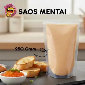 Saus Mentai 500 gr HALAL Salad Dressing Rasa Istimewa untuk Salad Anda