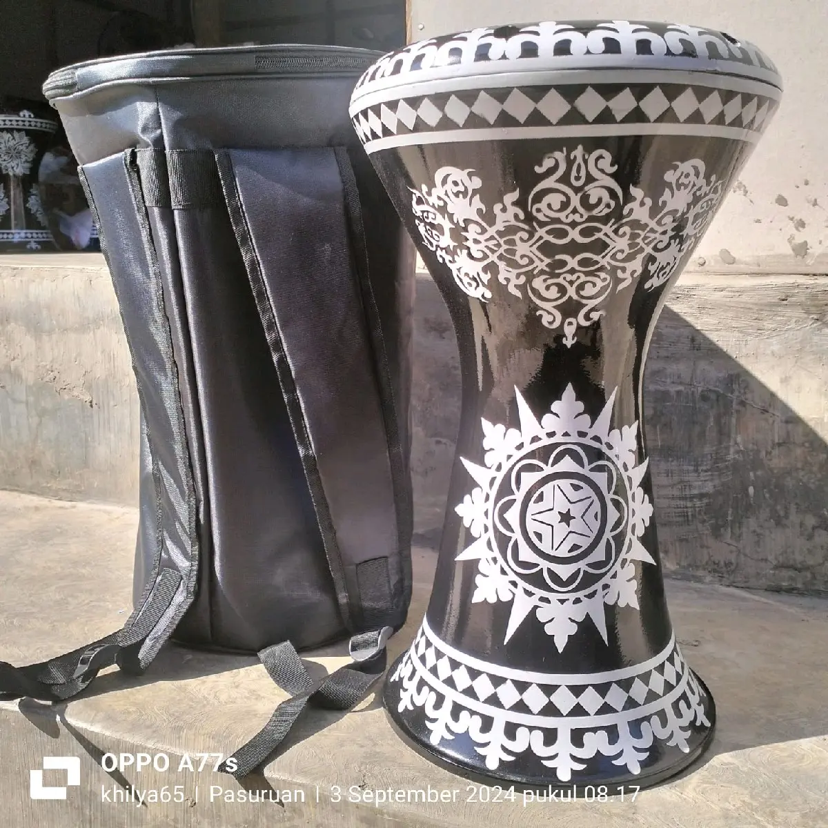 DARBUKA ORIGINAL ALMUNIUM COR 8 &9