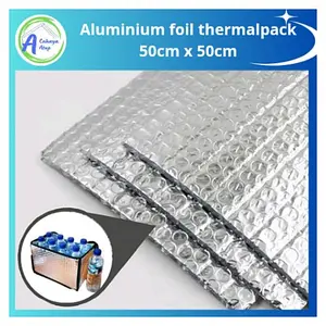 Aluminium Foil Thermal pack / Aluminium Foil Bubble / Aluminium Foil Frozenfood ( 50cm x 50cm )