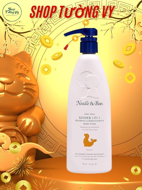  Sữa Tắm Gội Cho Bé Noodle & Boo   3 in 1   473 ml Nội Địa Mỹ 