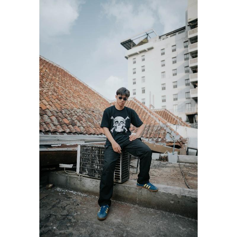 【COD】 Kaos  Pria  BBTU - T-SHIRT - SKULL ARTWORK FF 3