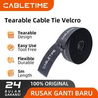 Gambar CABLETIME Kabel Winder Nylon Blended Clip Earphone Holder Cord - 2M dari CABLETIME Authorized Bali Kab. Badung 1 Tokopedia