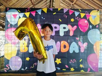 Product Review of Large Happy Birthday Banner Backdrop Birthday Background Cloth Birthday Party Room Wall Decoration from f**e 0