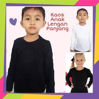 Gambar kaos polos anak panjang NAVY - kaos polos anak lengan panjang - kaos polos panjang anak WINSTAR dari grosir kemeja winstar Kab. Tangerang 5 Tokopedia