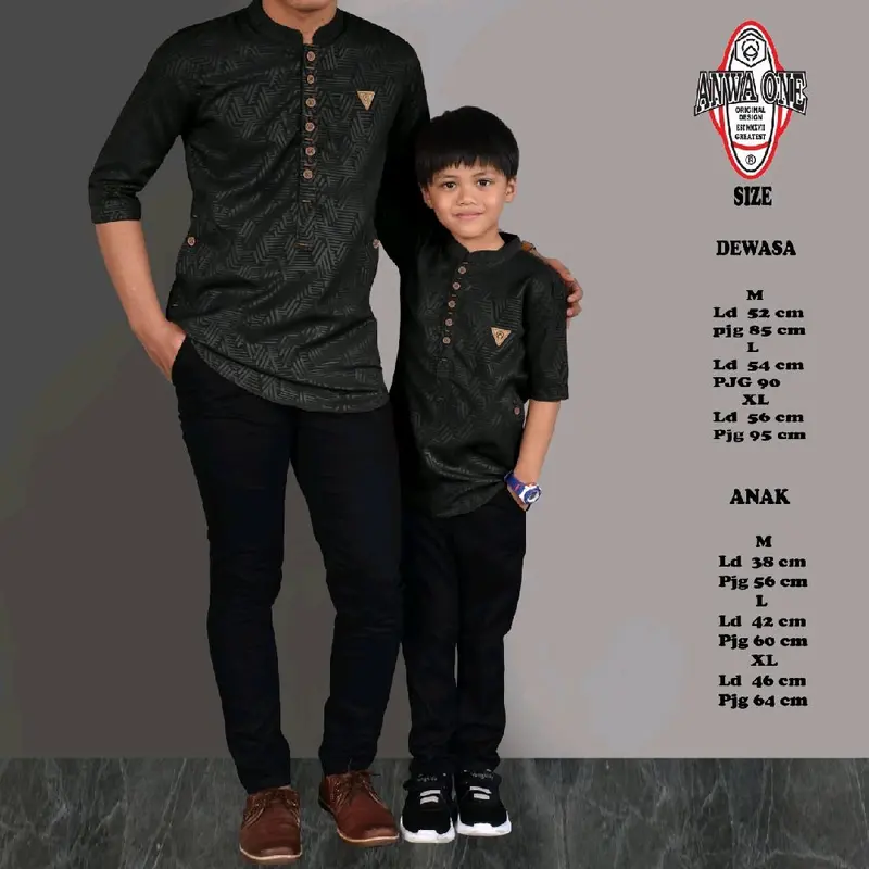 Baju Koko Kurta Pria Motif Embos Terbaru Original Anwa Terlaris Atasan Dewasa Hitam Cream Kuning Maroon Navy Muslim Nyaman Putih Lembut  Variasi Panjang Pendek Tebal Katun Kombinasi Kerah Oblong 1