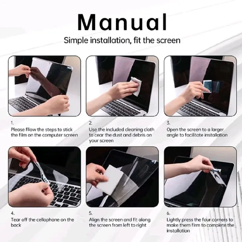 SCREEN GUARD PROTECTOR FOR LAPTOP 14 inch ANTIGORES FOR NOTEBOOK FOR ASUS FOR LENOVO 1