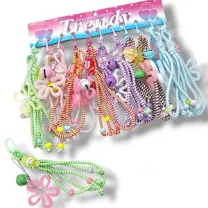 Grosir Bag Charm isi12 /Gantungan Tas Tali Panjang/Bag Charm Tali Panjang isi12 Mix Motif