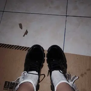 HMSHOES Sepatu boots hitam wanita korea docmart sneakers lolita mary jane kasual glosy