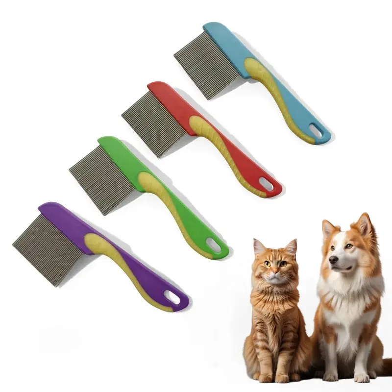 Cute pet comb, flea removal comb for cats and dogs