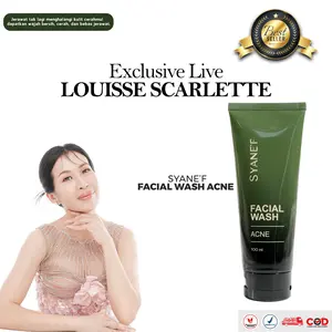 [PROMO] SYANE'F FACIAL WASH ACNE  Cleanser Perawatan  Wajah  Muka  Berjerawat  BPOM