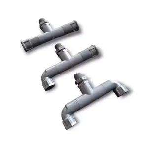 Konektor Sambungan Kran Keran Air Cabang 2 Arah Drat Dalam Pvc kran 1/2 & 3/4 INCH