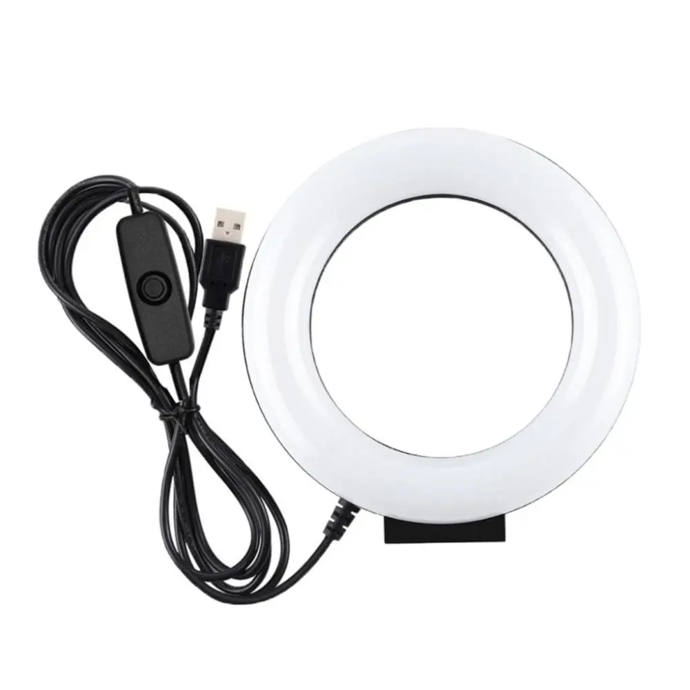 4.7" LED Ring Light,Desk Makeup Ring Light Perfect for Live Streaming Video Photography Makeup