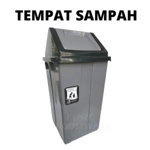 Tempat sampah 42 LITER Besar Tong Sampah Tempat Kotak Sampah Tutup Goyang Murah