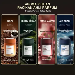 Pengharum Mobil Parfum Kualitas Premium Dipasang di Cup Holder Sentuhan Mewah Modern Aroma Brand Ternama Car Elegan dan Nyaman