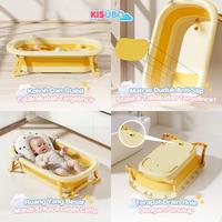 Gambar KISUBO Foldable Baby Bath Tub  Bak Mandi Lipat Tempat Mandi Bayi Anak - BTH-029-ORANGE dari KISUBO Indonesia Kota Administrasi Jakarta Utara 3 Tokopedia