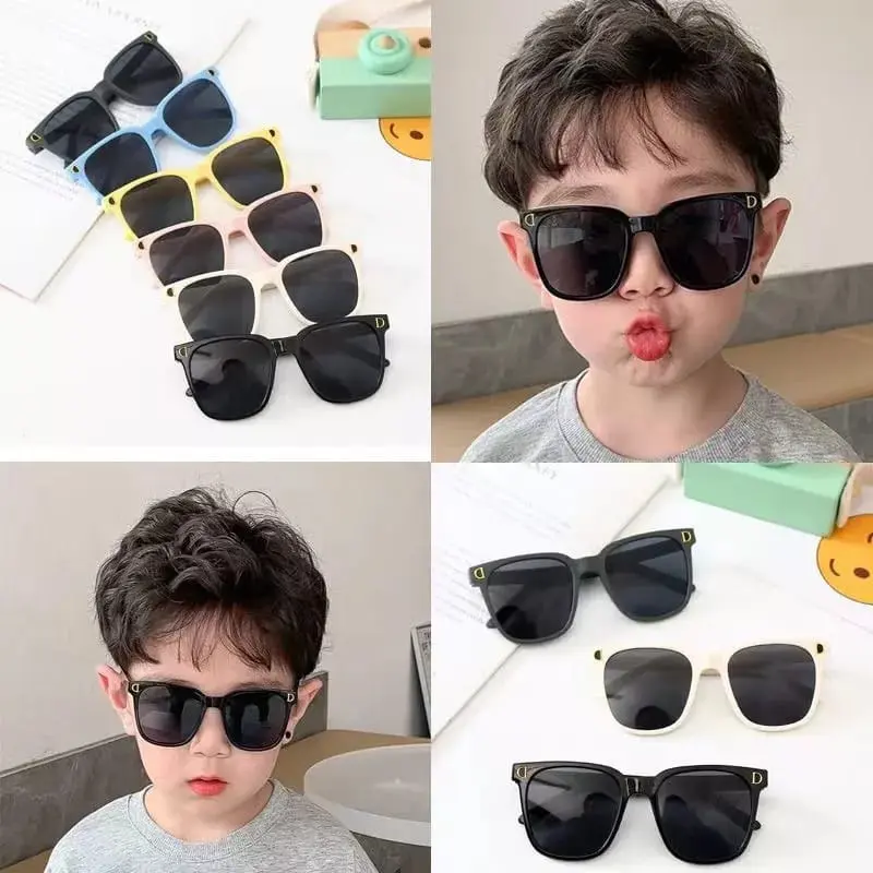 Acc Fashion Murah Kacamata Hitam Anak KM 303 Kotak Hitz Kekinian Untuk Wanita Dan Pria Korean Fashion