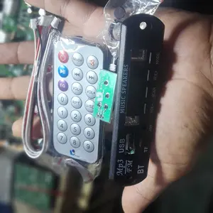 Kit Modul MP3 Musik Bluethooth 12V V8.7 AUX USB Record dan Karaoke Bluetooth Radio