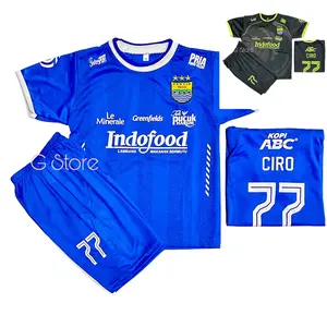 bisa cod setelan bola anak persib club ciro terbaru set kaos sepak bola termurah berkualitas baju futsal laki cewe