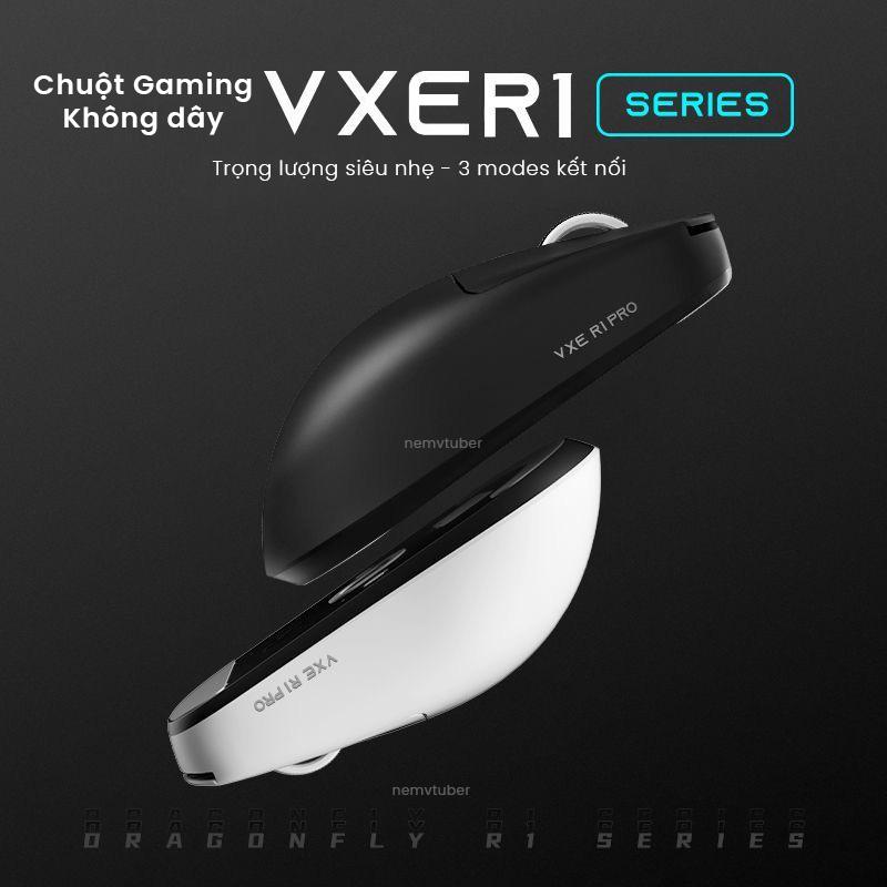 Chuột gaming VXE Dragonfly R1 SE SE+ Pro PROMAX Không dây