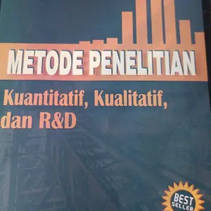 METODE PENELITIAN KUANTITATIF, KUALITATIF DAN R&D : PROF DR. SUGIYONO Soft Cover