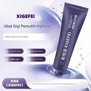 XIGEFEI / XIGE  Ubat Gigi Pemutih Higfield Membersihkan Pasta Gigi Menghilangkan Gigi Putih Kuning Berwarna Cerah Segar Mencerahkan Gusi & Segar